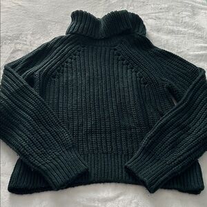 Kendall & Kylie Forest Green Turtleneck Sweater